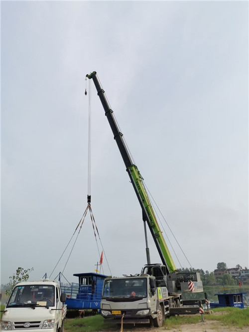 甘州区桥梁建设吊装案例